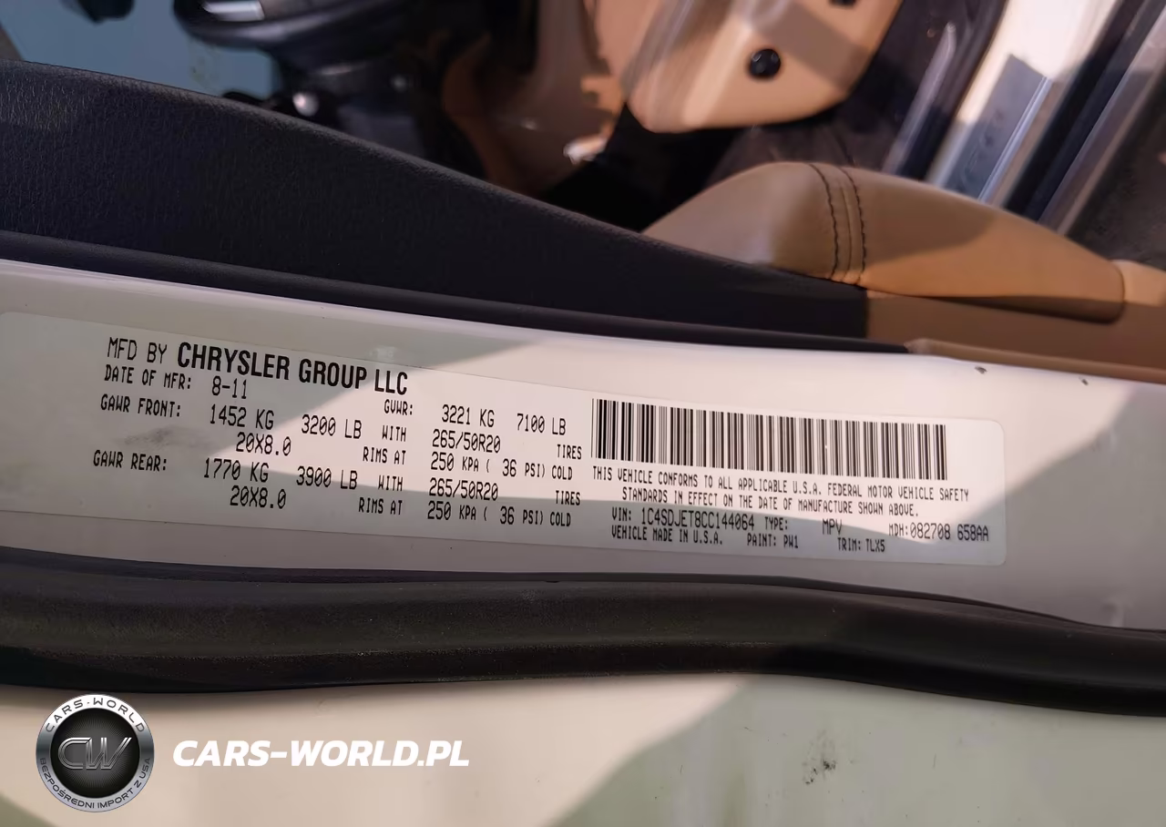 2012 Dodge Durango Citadel VIN:1C4SDJET8CC144064 - 9