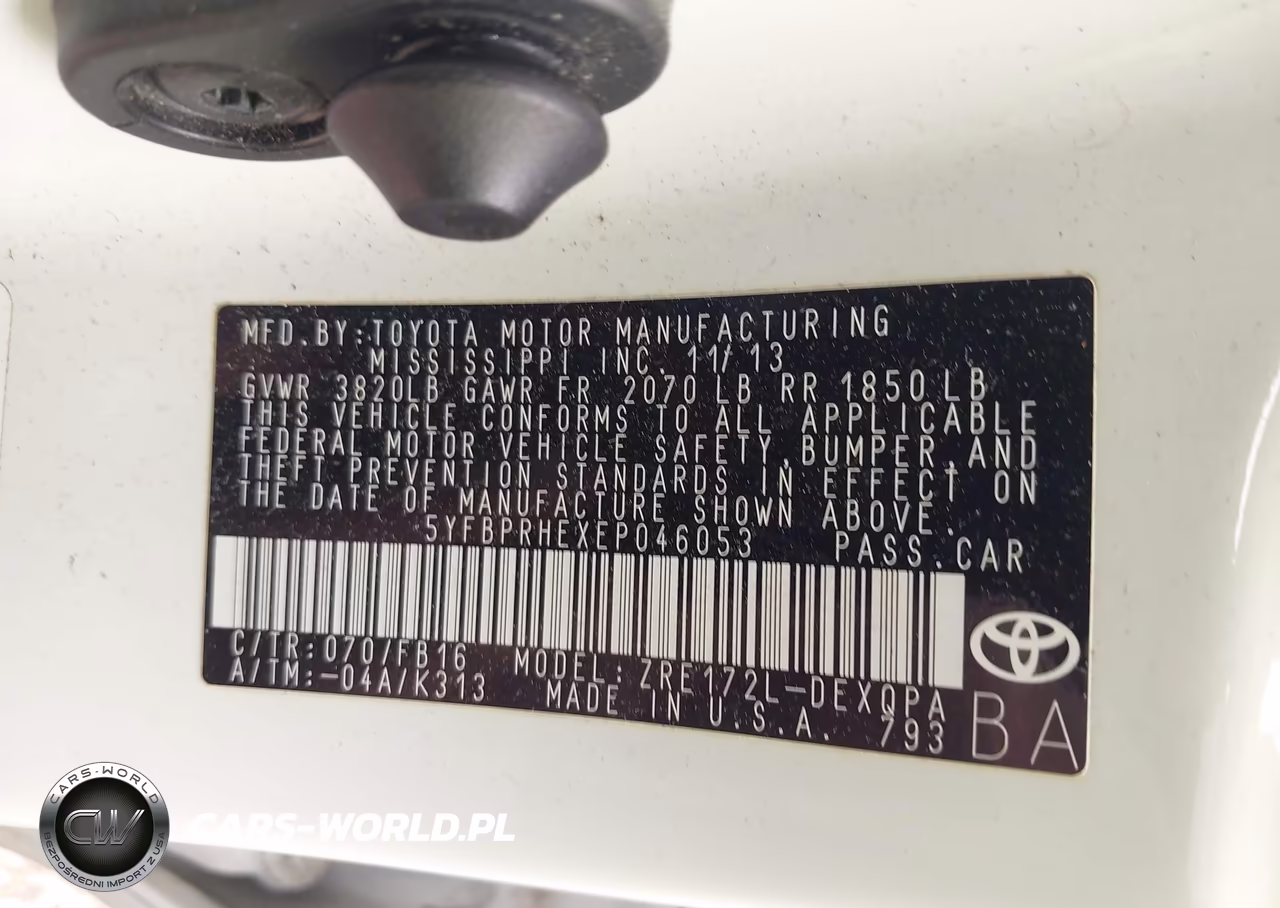 2014 Toyota Corolla Le Eco VIN:5YFBPRHEXEP046053 - 9