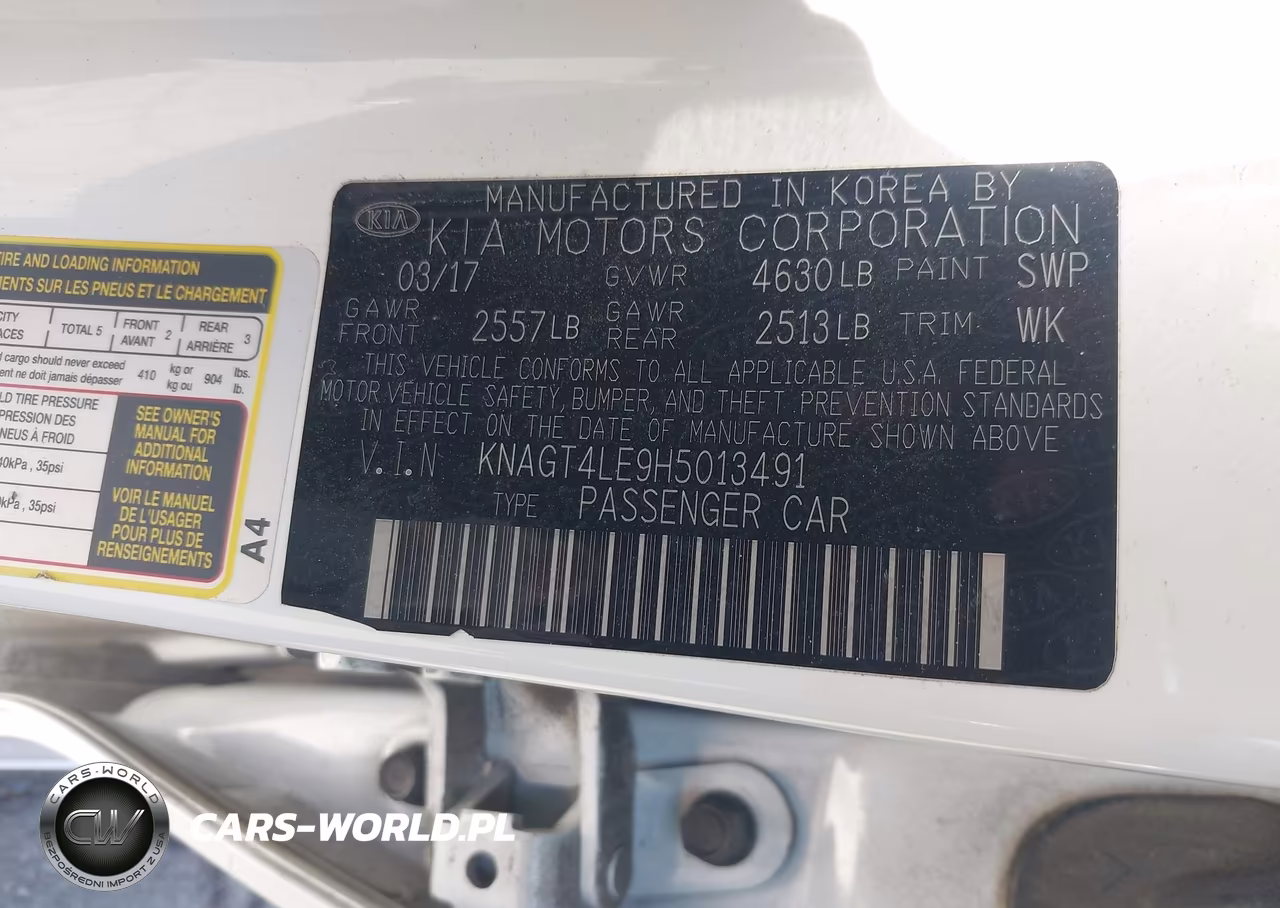 2017 Kia Optima Hybrid VIN:KNAGT4LE9H5013491 - 9