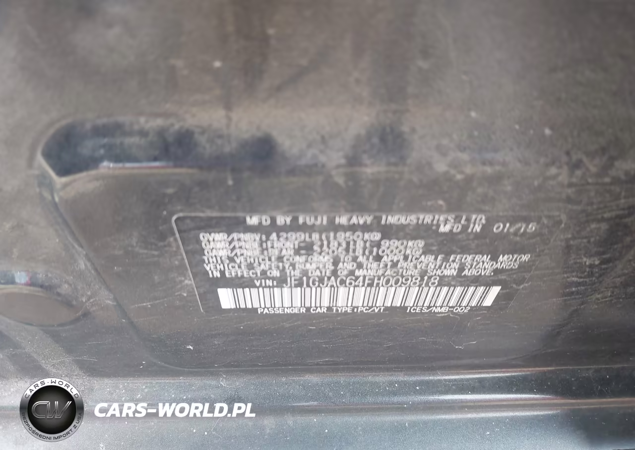 2015 Subaru Impreza 2.0I Premium VIN:JF1GJAC64FH009818 - 9