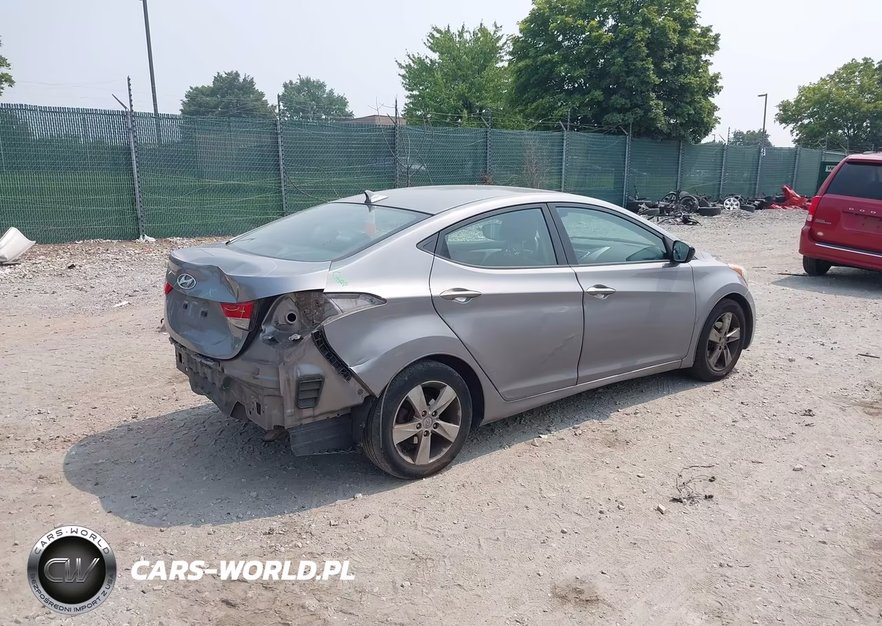 2011 Hyundai Elantra Gls (Ulsan Plant) VIN:KMHDH4AEXBU107396 - 4