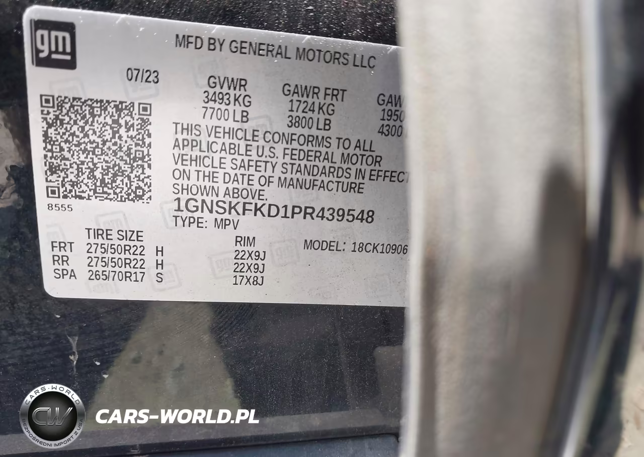 2023 Chevrolet Suburban 4Wd Premier VIN:1GNSKFKD1PR439548 - 9