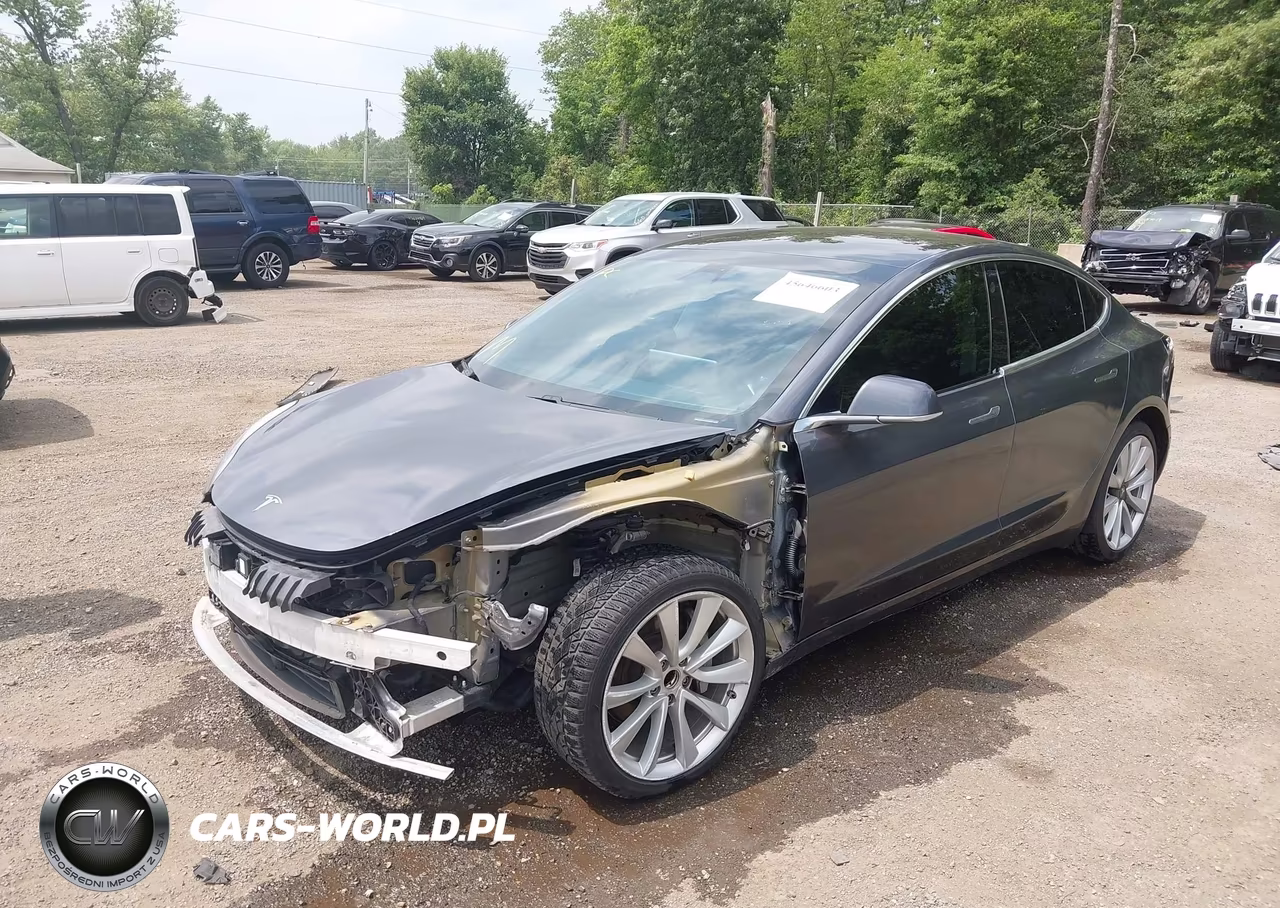 2018 Tesla Model 3 Long Range-Mid Range VIN:5YJ3E1EA7JF163009 - 2