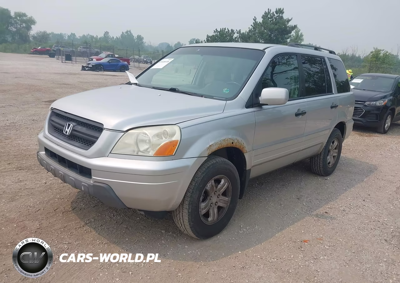 2003 Honda Pilot Ex-L VIN:2HKYF185X3H512332 - 2