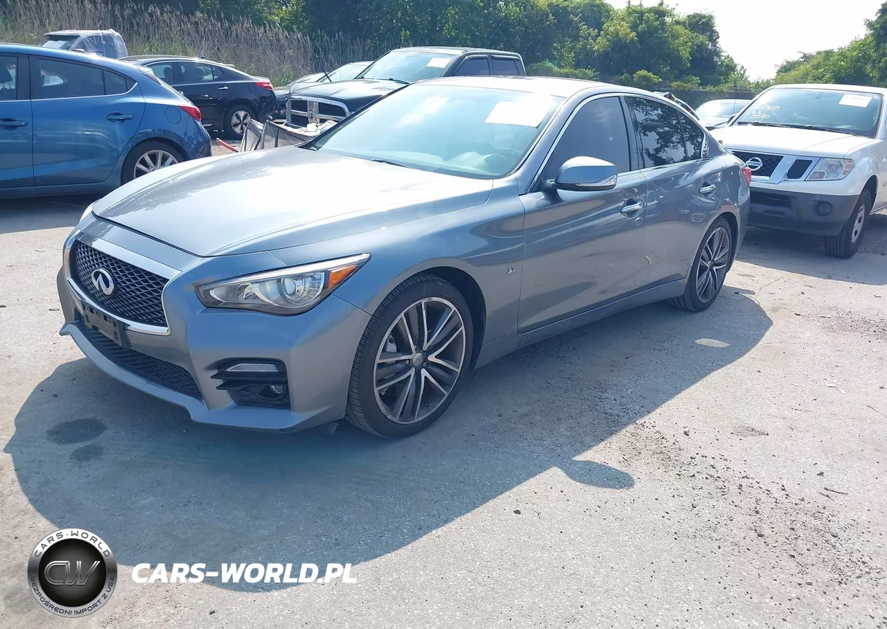 2014 Infiniti Q50 Sport VIN:JN1BV7AP1EM672926 - 2