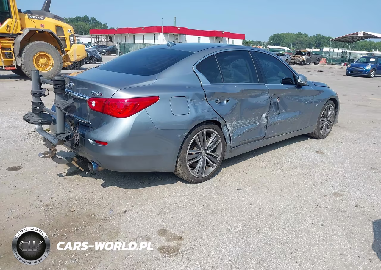 2014 Infiniti Q50 Sport VIN:JN1BV7AP1EM672926 - 4