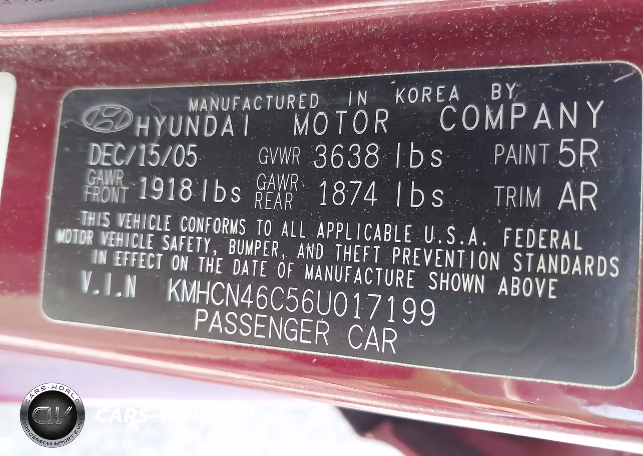 2006 Hyundai Accent Gls VIN:KMHCN46C56U017199 - 9