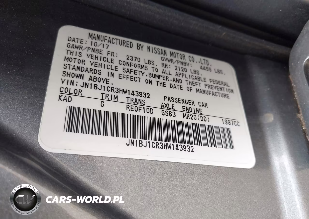 2017 Nissan Rogue Sport Sv VIN:JN1BJ1CR3HW143932 - 9