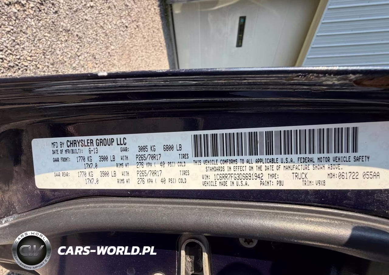2013 Ram 1500 Tradesman VIN:1C6RR7FG3DS691942 - 9