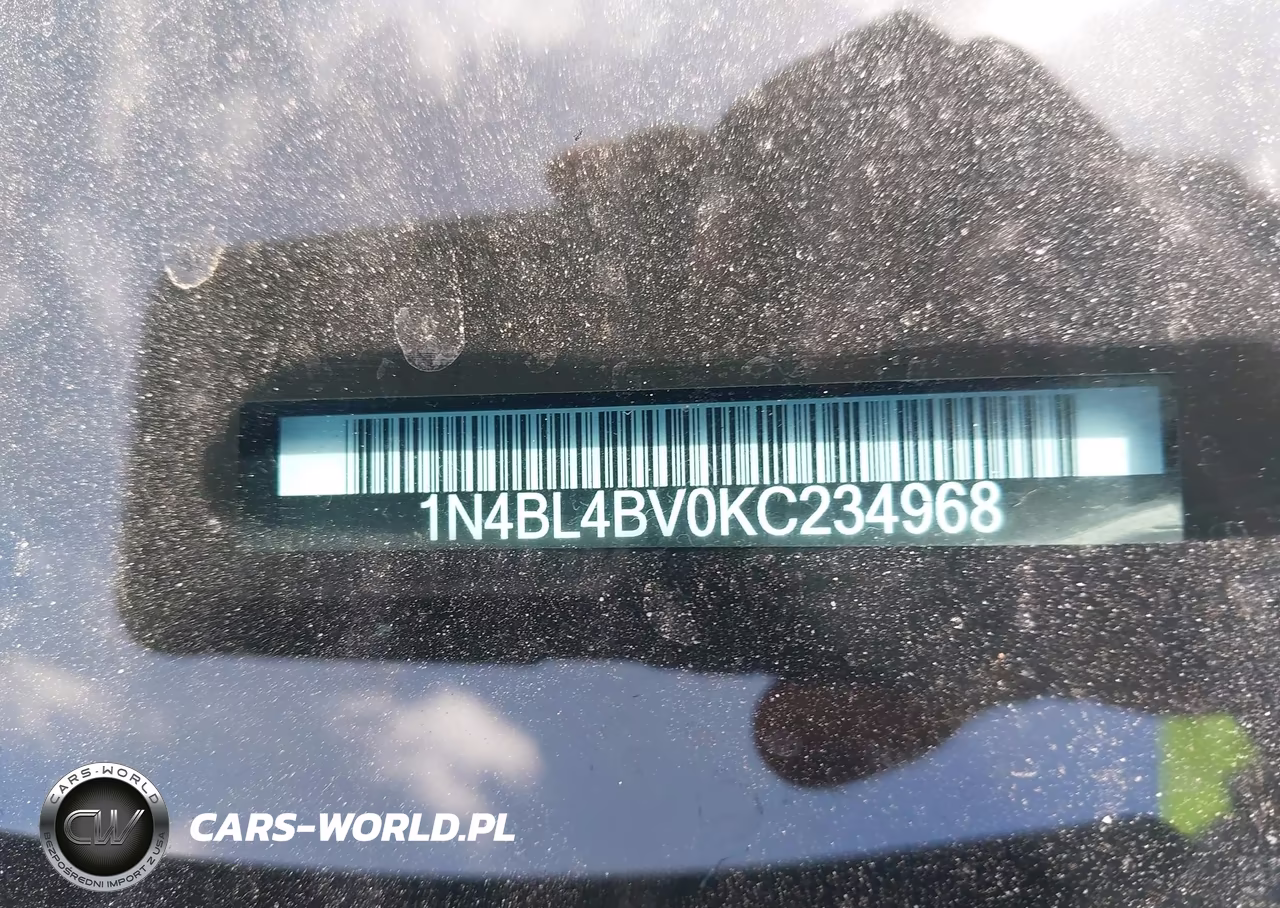 2019 Nissan Altima 2.5 S VIN:1N4BL4BV0KC234968 - 9