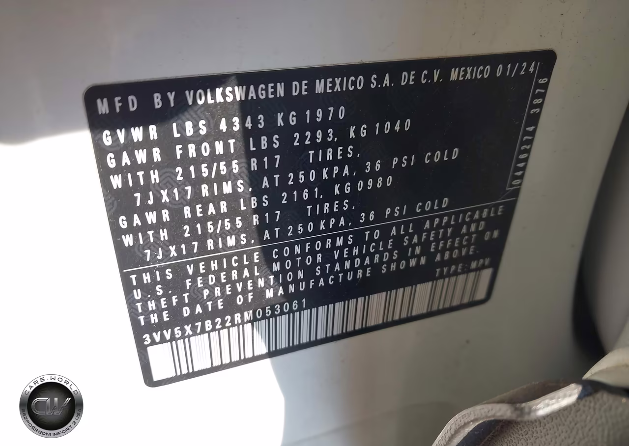 2024 Volkswagen Taos 1.5T S VIN:3VV5X7B22RM053061 - 9