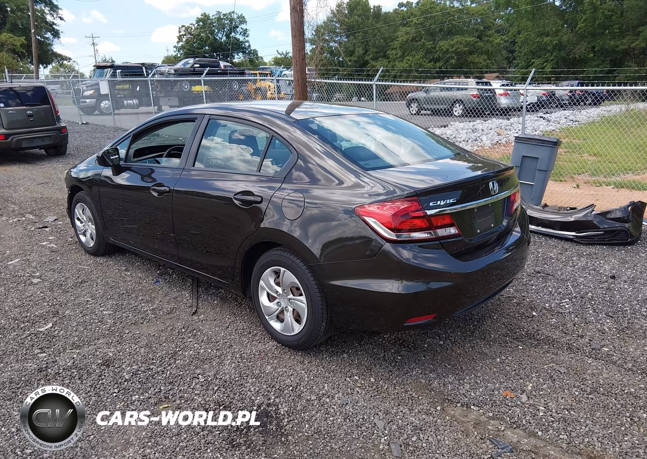 2014 Honda Civic Lx VIN:2HGFB2F51EH519372 - 3
