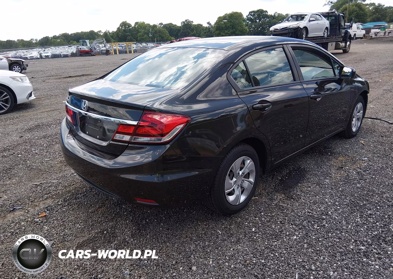2014 Honda Civic Lx VIN:2HGFB2F51EH519372 - 4