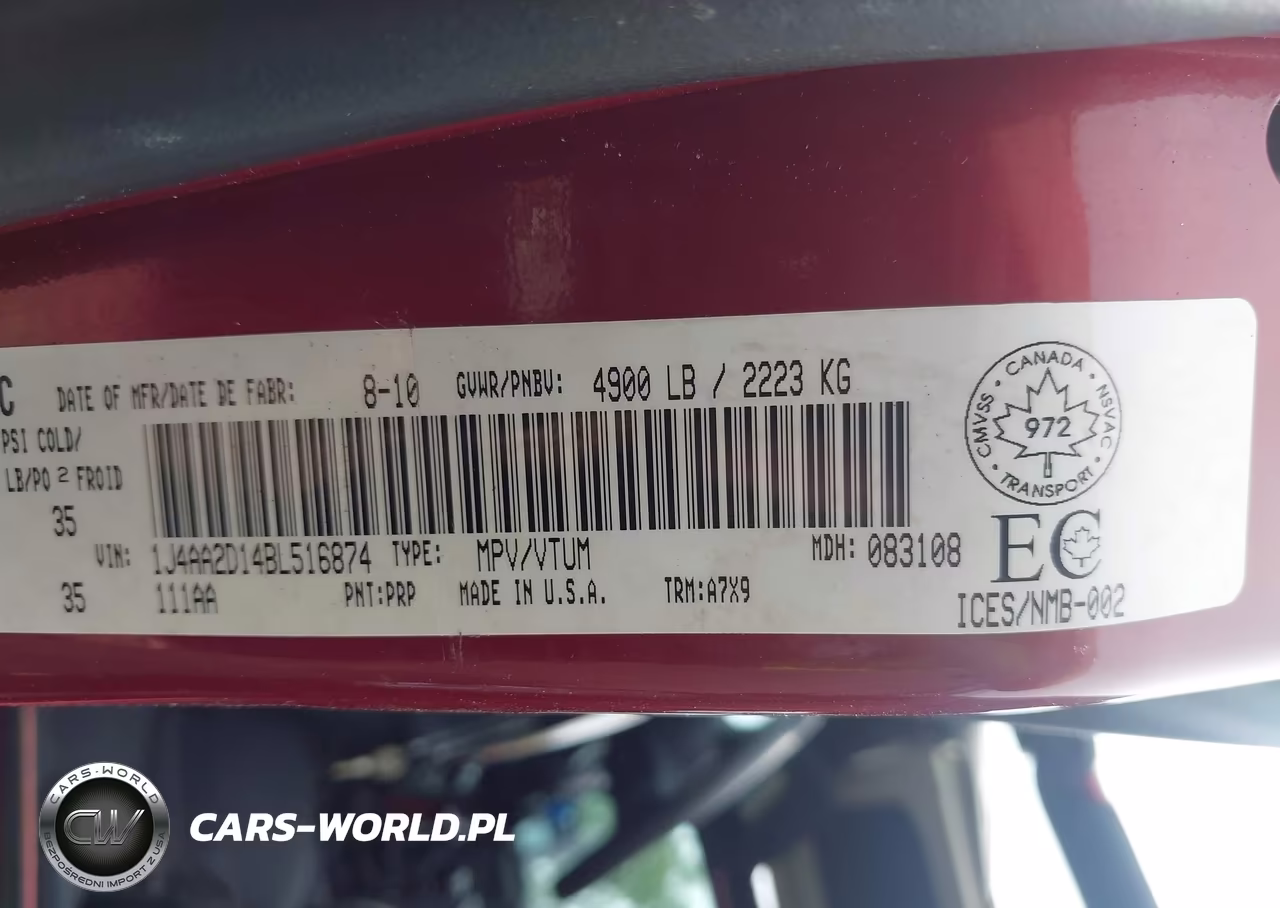 2011 Jeep Wrangler Sport VIN:1J4AA2D14BL516874 - 9