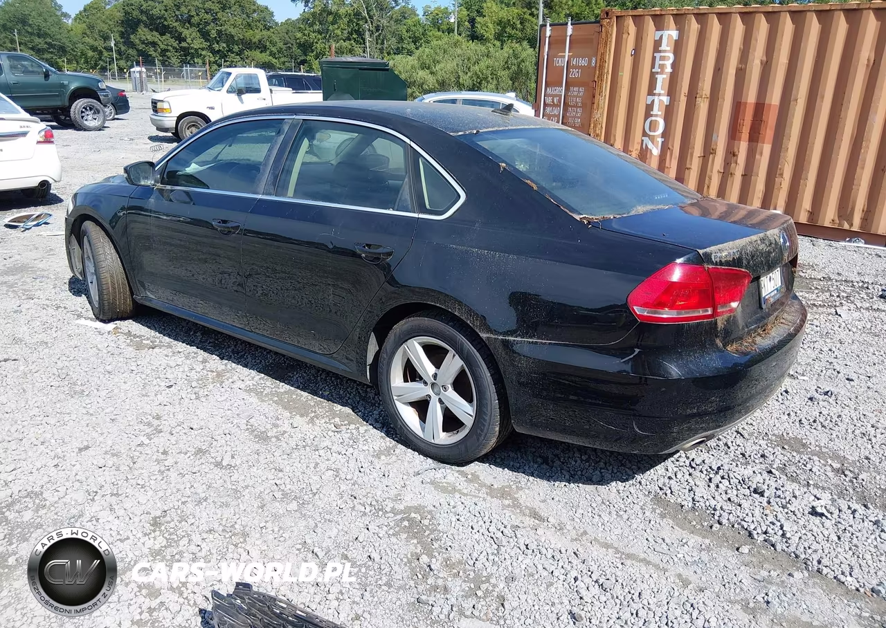 2013 Volkswagen Passat 2.5L Se VIN:1VWBP7A35DC055387 - 3