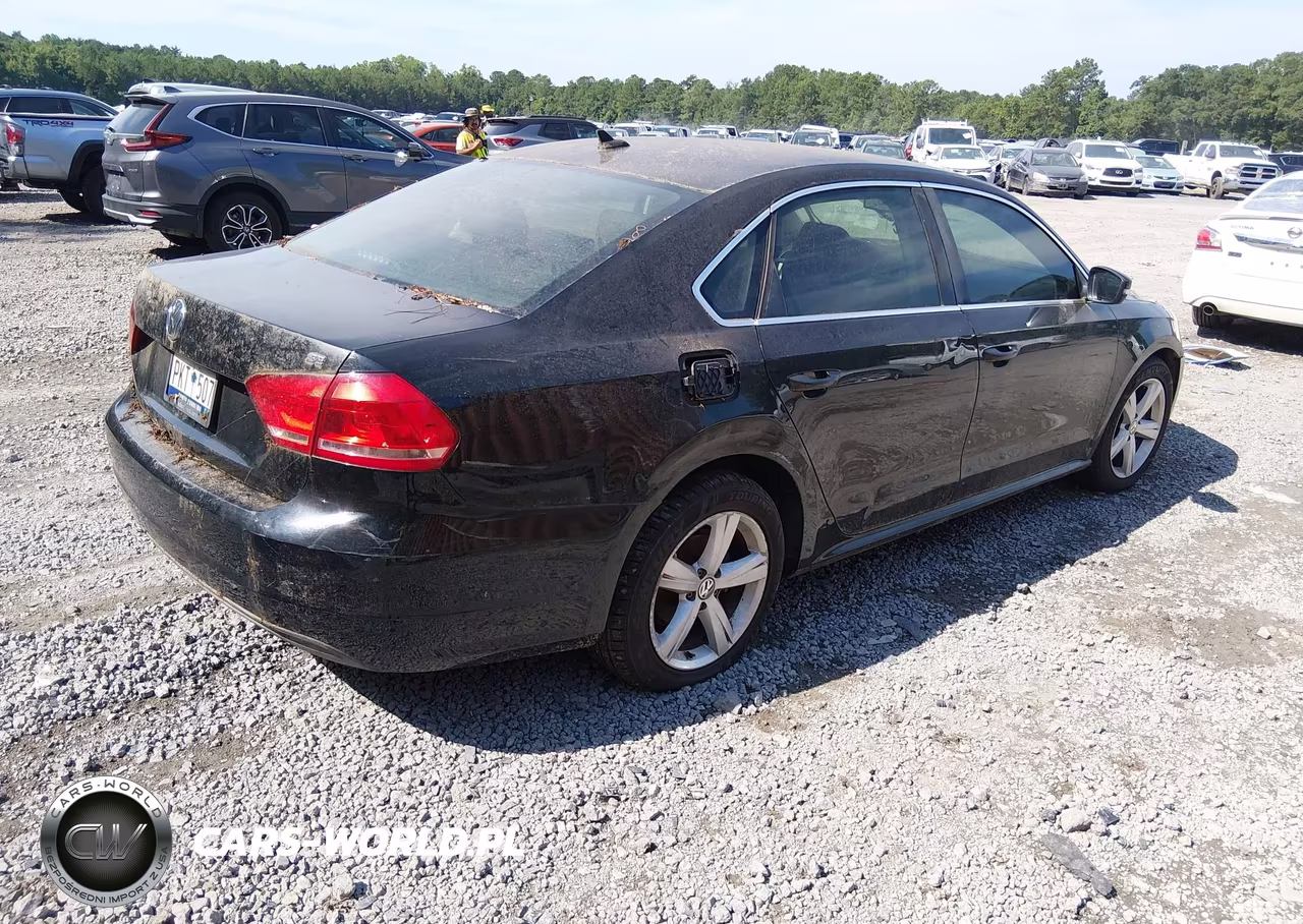 2013 Volkswagen Passat 2.5L Se VIN:1VWBP7A35DC055387 - 4