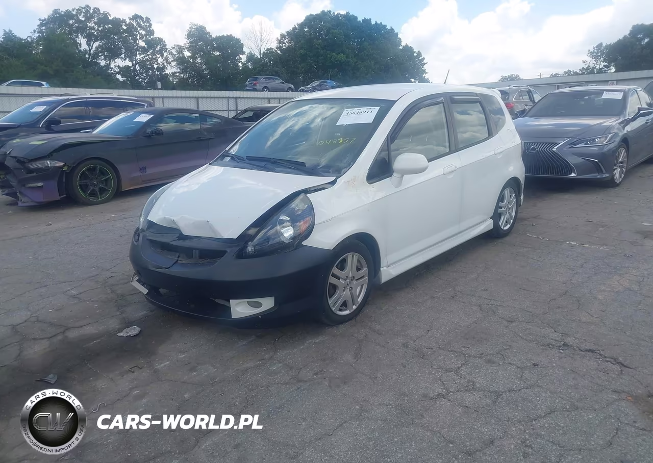 2007 Honda Fit Sport VIN:JHMGD38637S048957 - 2