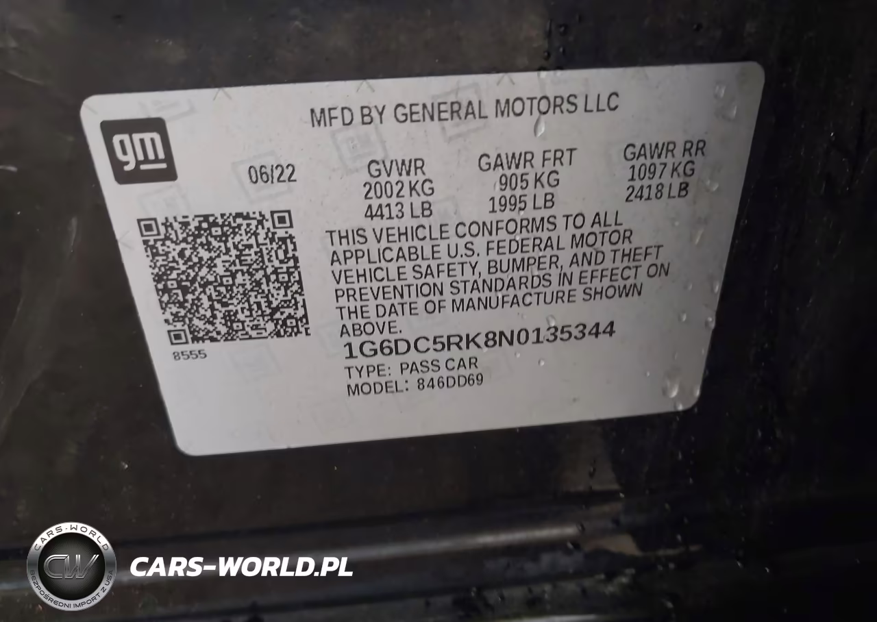 2022 Cadillac Ct4 Sport VIN:1G6DC5RK8N0135344 - 9