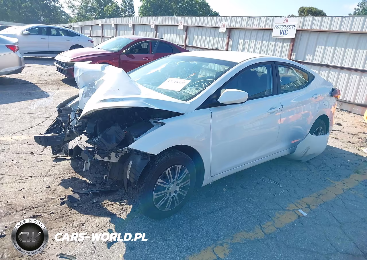 2016 Hyundai Elantra Se VIN:5NPDH4AE4GH740076 - 2