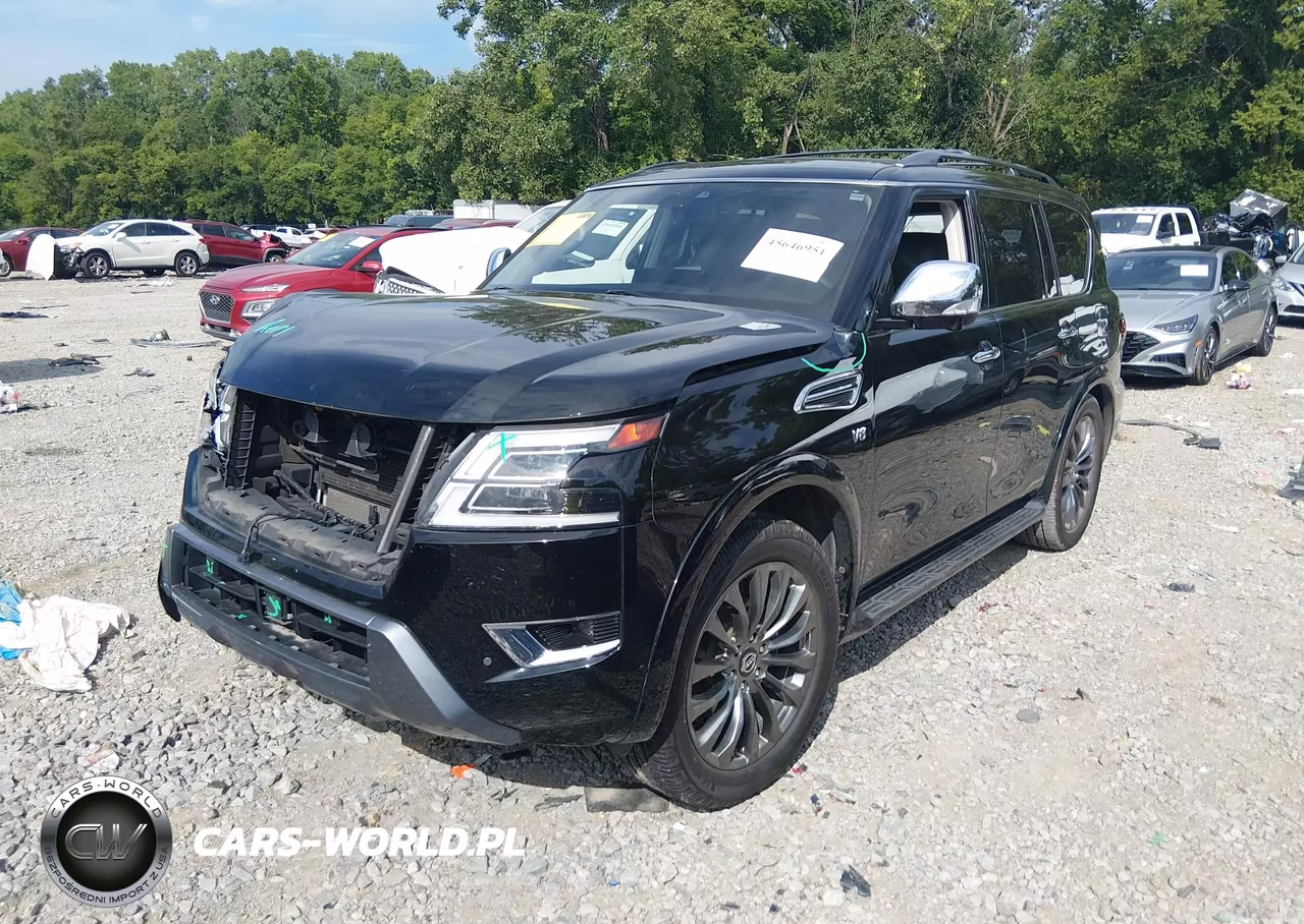 2021 Nissan Armada Platinum 4Wd VIN:JN8AY2DBXM9795522 - 2