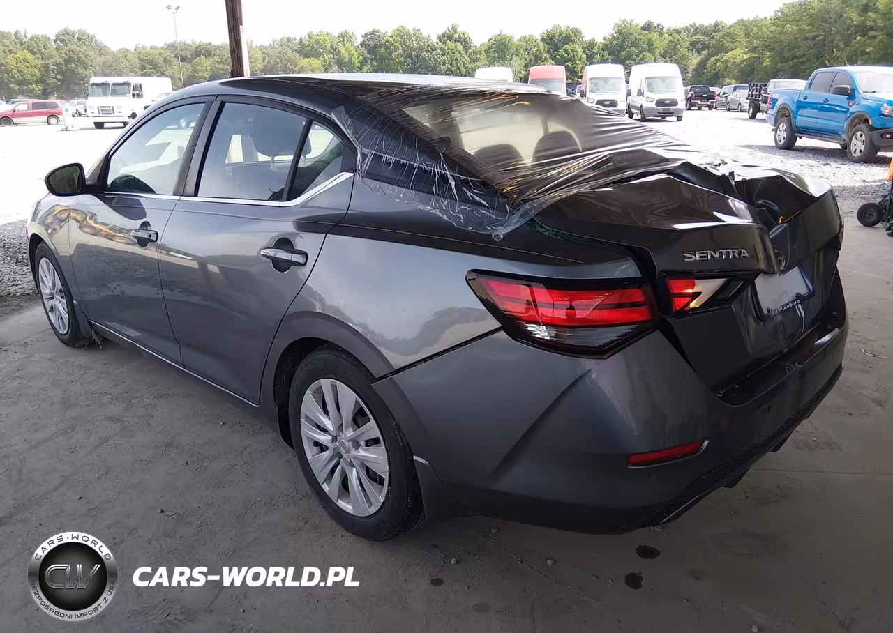 2021 Nissan Sentra S Xtronic Cvt VIN:3N1AB8BV8MY253975 - 3