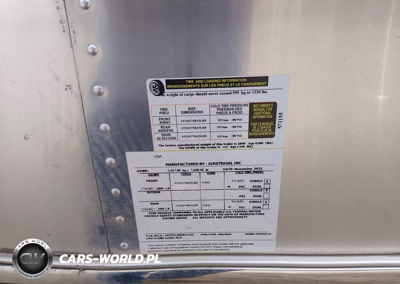 2024 Airstream Other VIN:1STT9YL20RJ571155 - 9