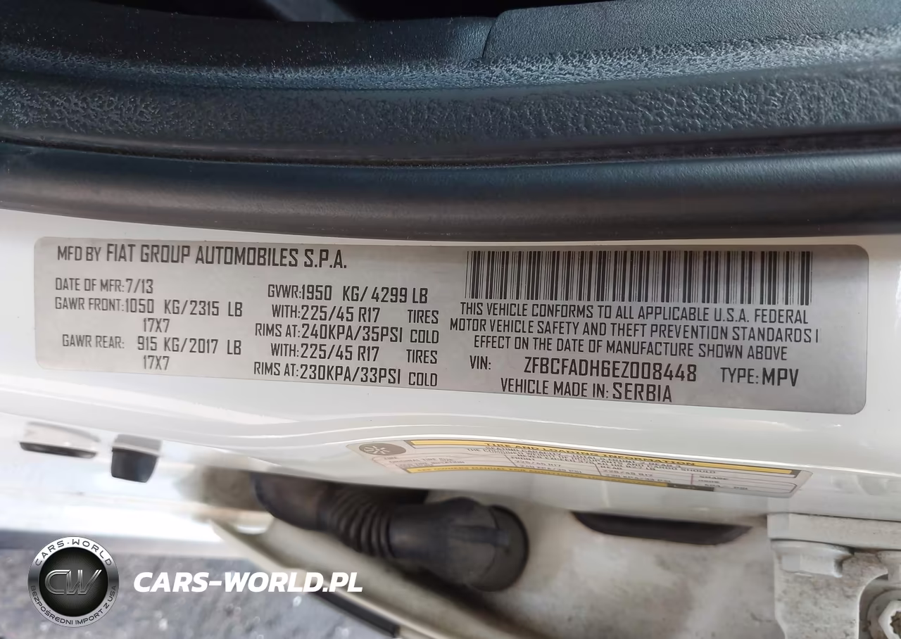 2014 Fiat 500L Trekking VIN:ZFBCFADH6EZ008448 - 9