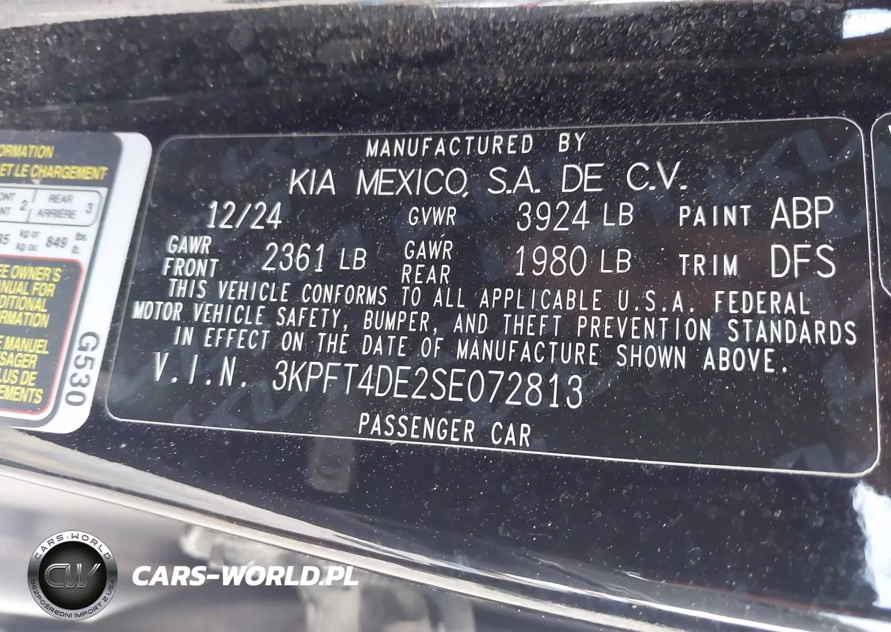 2025 Kia K4 Lx VIN:3KPFT4DE2SE072813 - 9