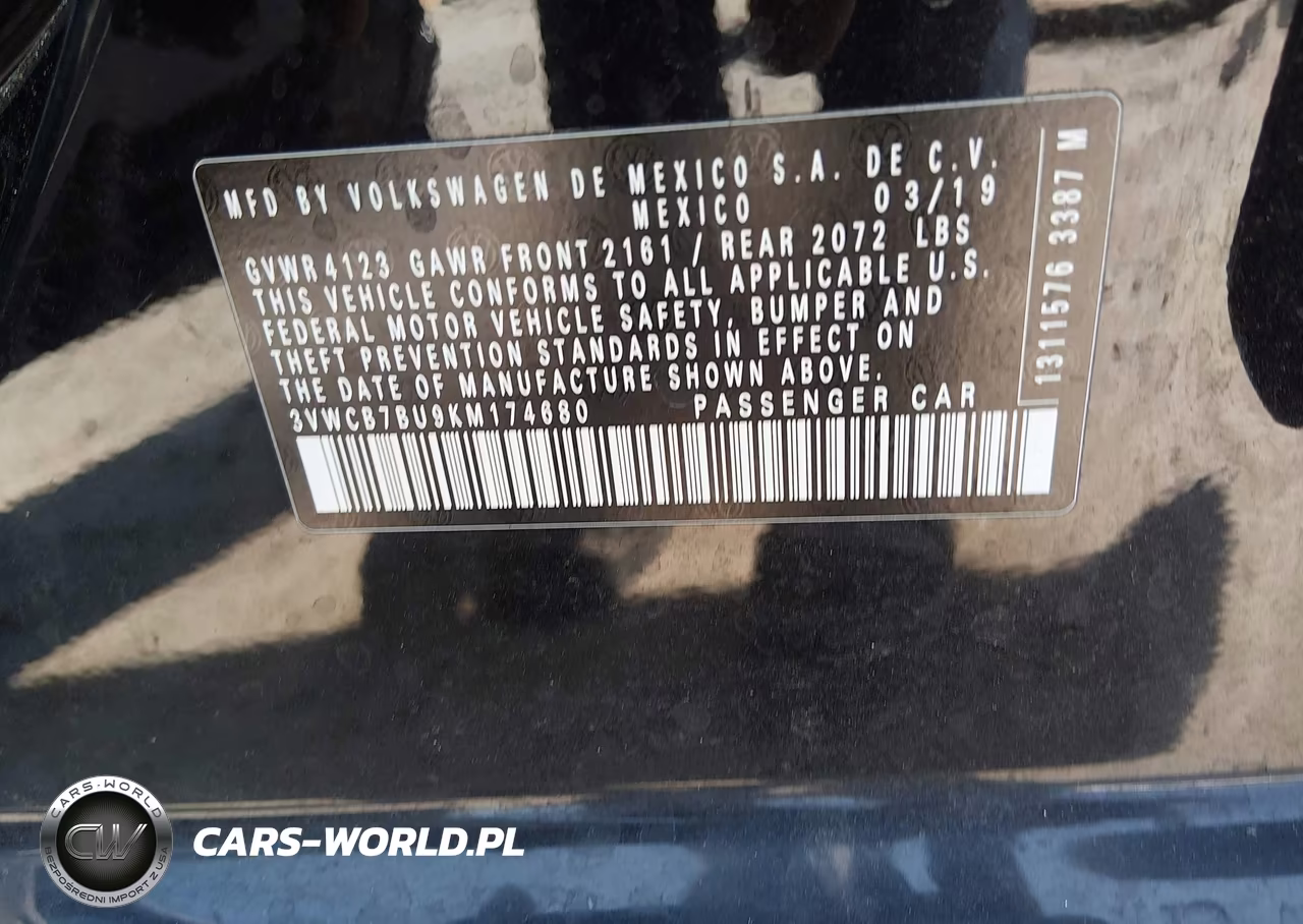 2019 Volkswagen Jetta 1.4T R-Line-1.4T S-1.4T Se VIN:3VWCB7BU9KM174680 - 9