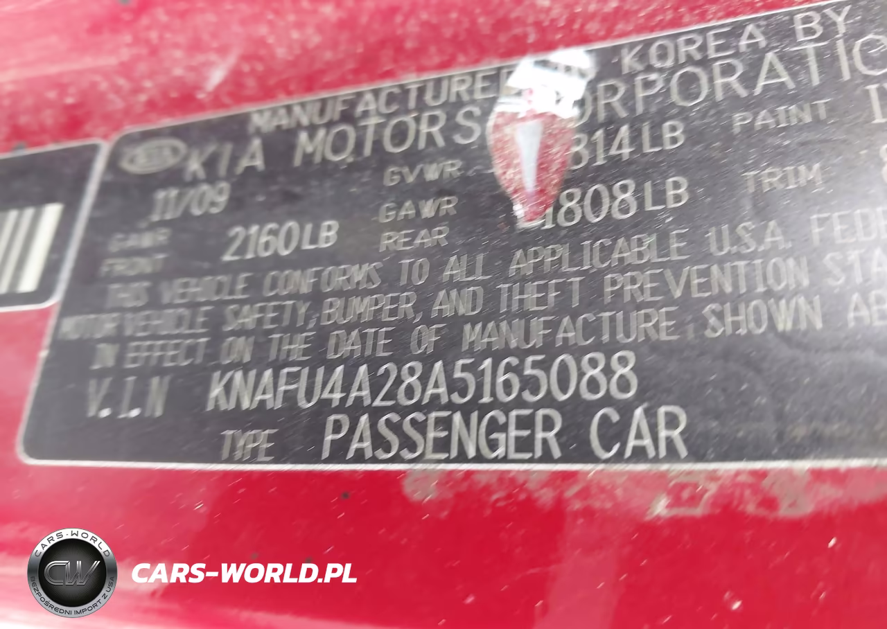 2010 Kia Forte Ex VIN:KNAFU4A28A5165088 - 9