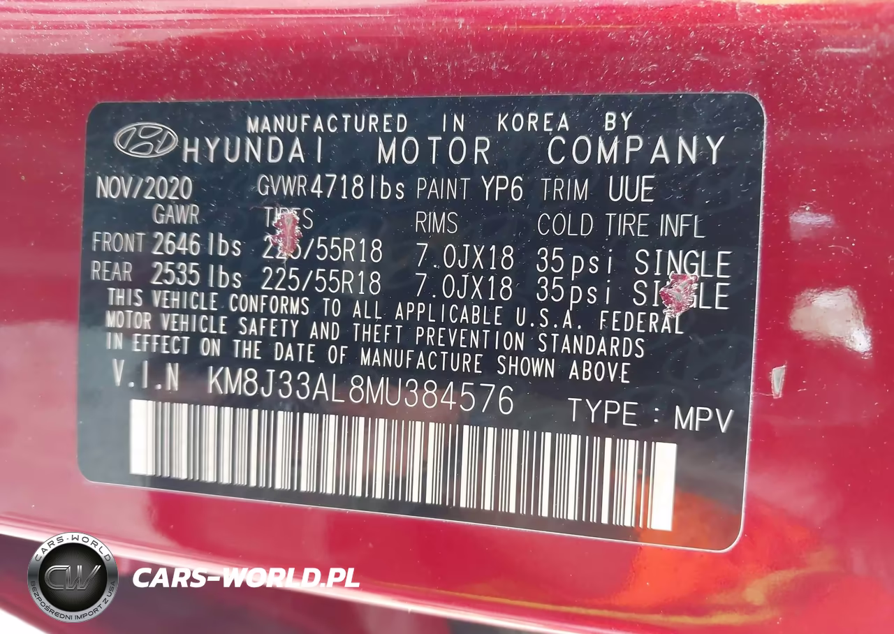 2021 Hyundai Tucson Limited VIN:KM8J33AL8MU384576 - 9