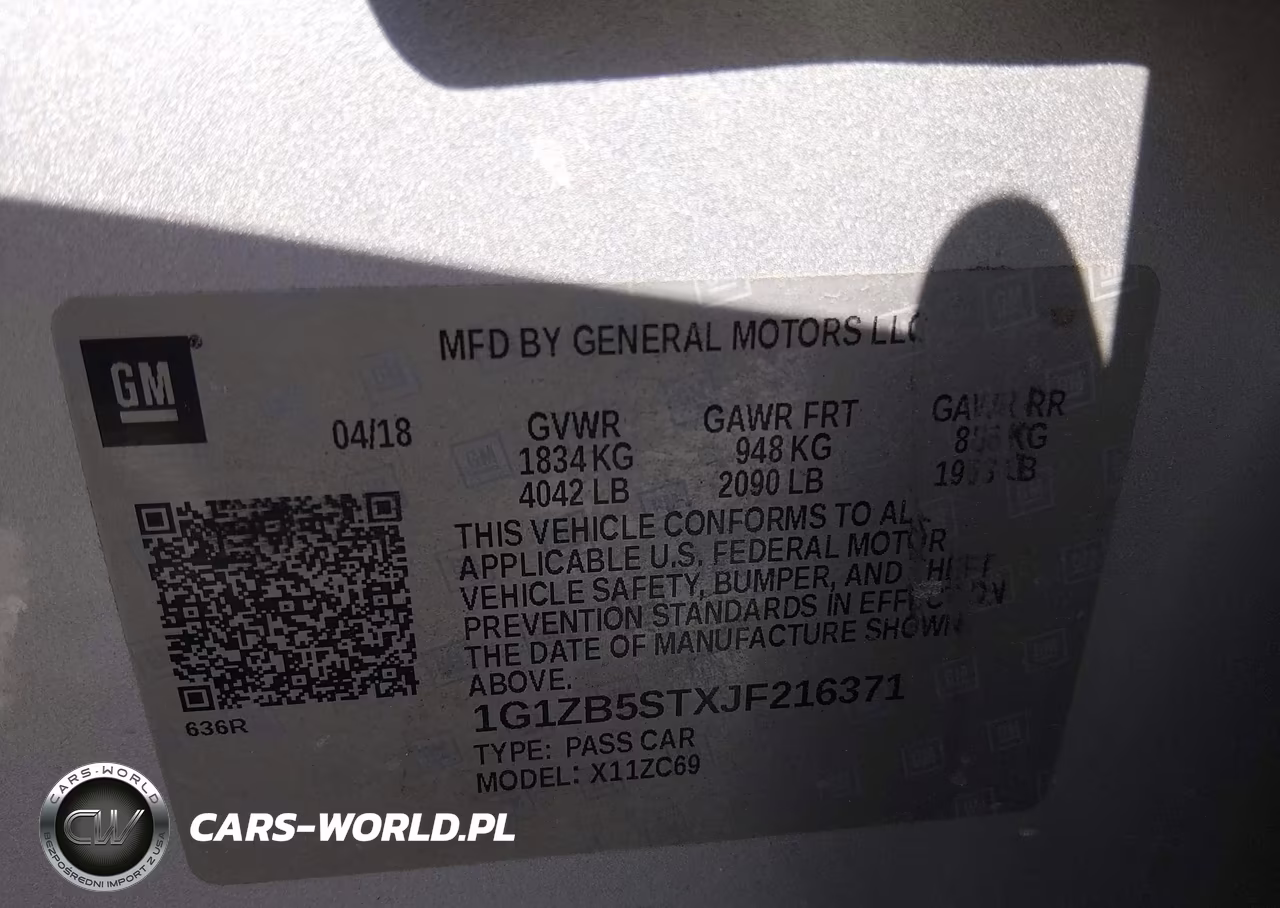 2018 Chevrolet Malibu 1Ls VIN:1G1ZB5STXJF216371 - 9