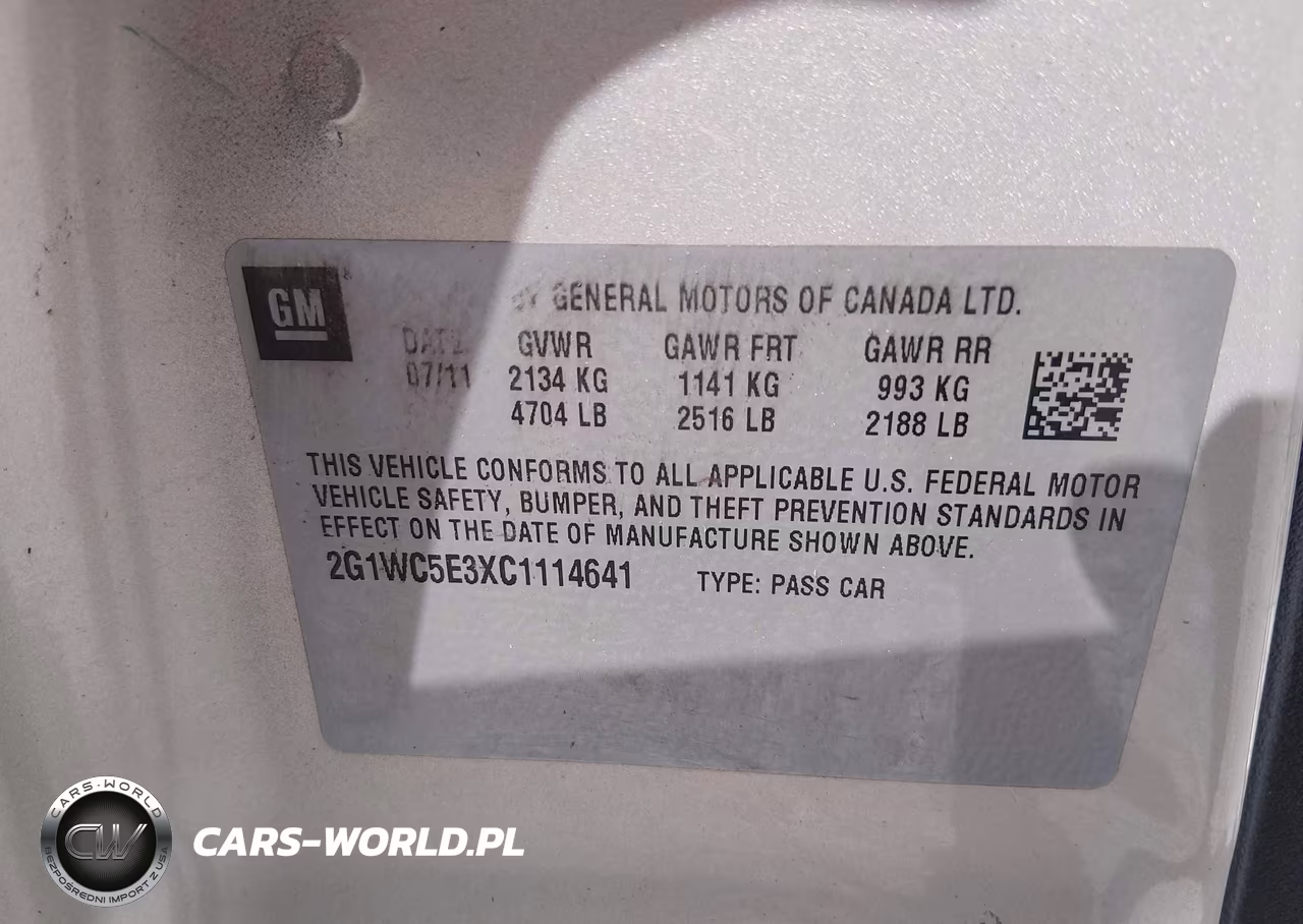 2012 Chevrolet Impala Ltz VIN:2G1WC5E3XC1114641 - 9