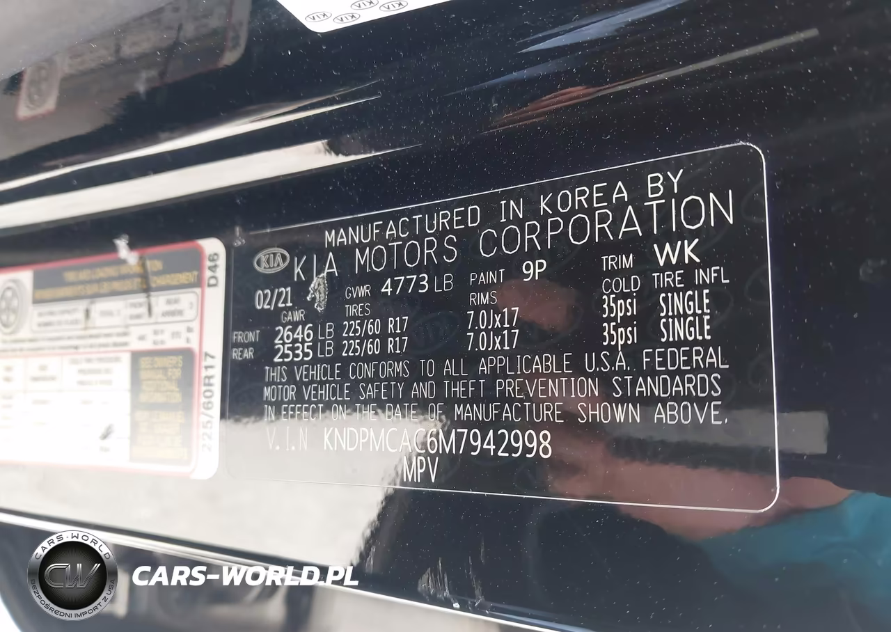 2021 Kia Sportage Lx VIN:KNDPMCAC6M7942998 - 8