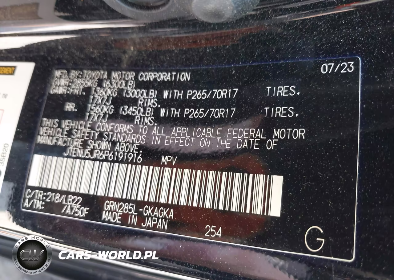2023 Toyota 4Runner Sr5 Premium VIN:JTENU5JR6P6191916 - 9