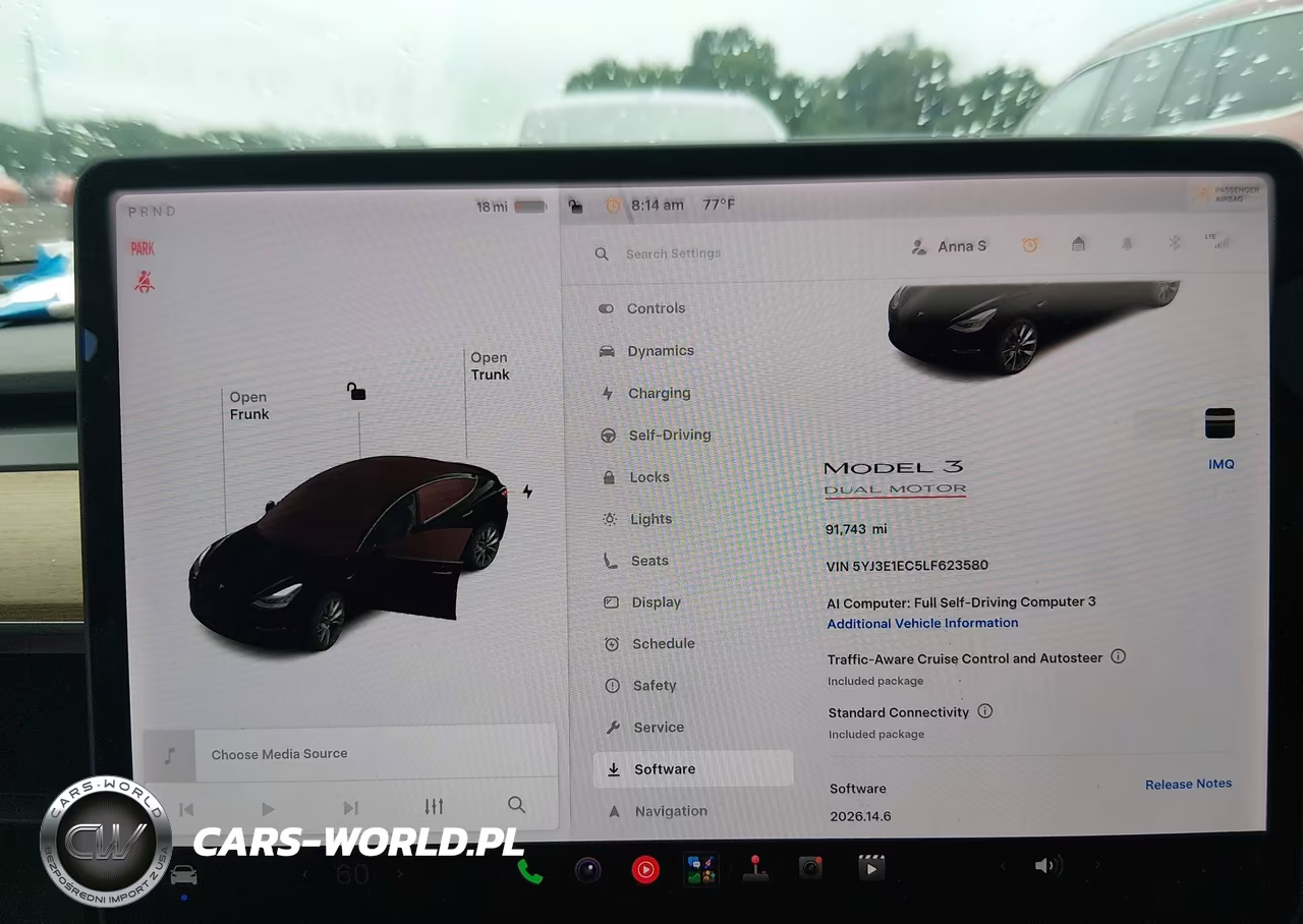 2020 Tesla Model 3 Performance Dual Motor All-Wheel Drive VIN:5YJ3E1EC5LF623580 - 7