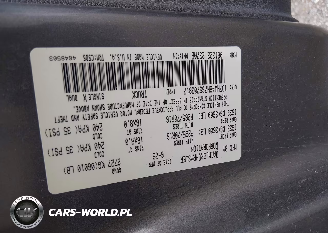 2006 Dodge Dakota Slt VIN:1D7HW48N76S703817 - 9