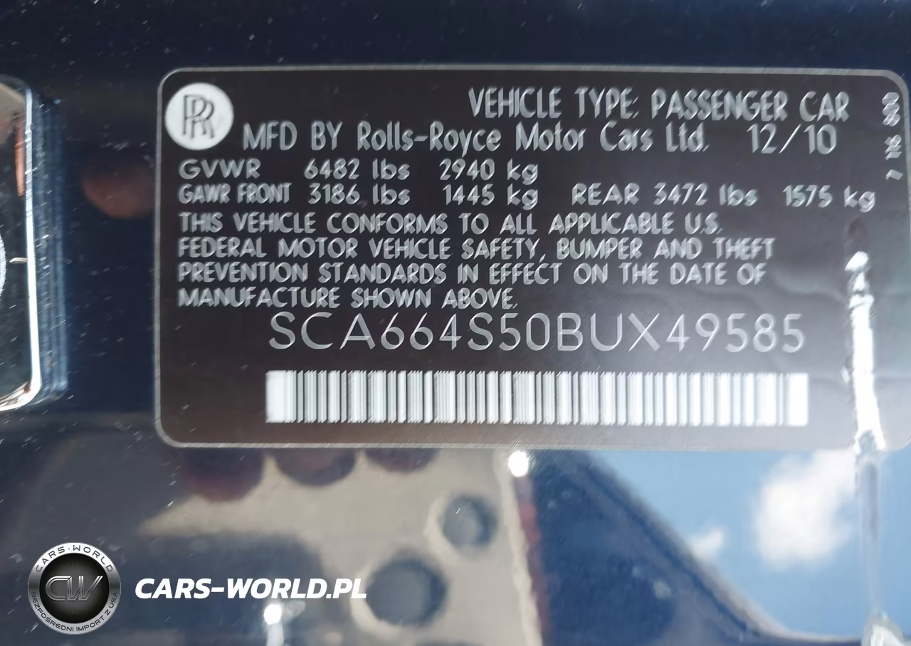2011 Rolls-Royce Ghost VIN:SCA664S50BUX49585 - 9