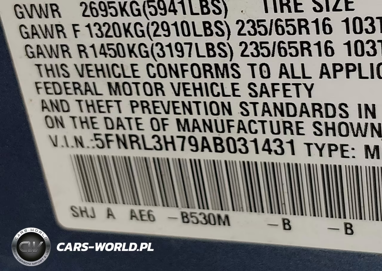 2010 Honda Odyssey Ex-L VIN:5FNRL3H79AB031431 - 9