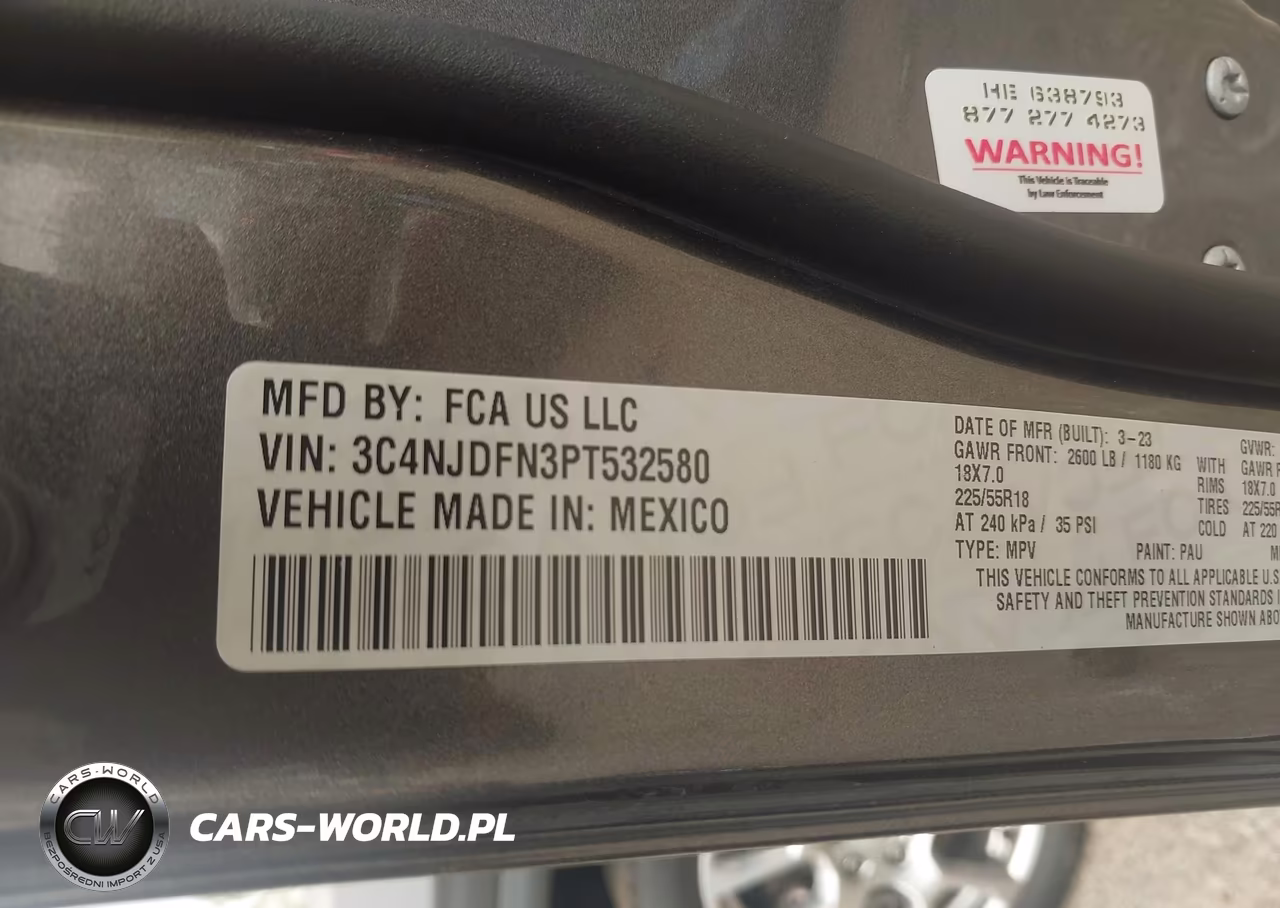 2023 Jeep Compass Latitude Lux Fwd VIN:3C4NJDFN3PT532580 - 9