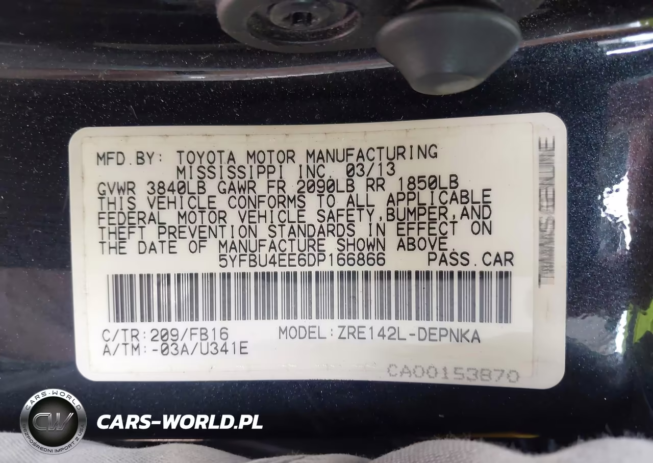 2013 Toyota Corolla Le VIN:5YFBU4EE6DP166866 - 9