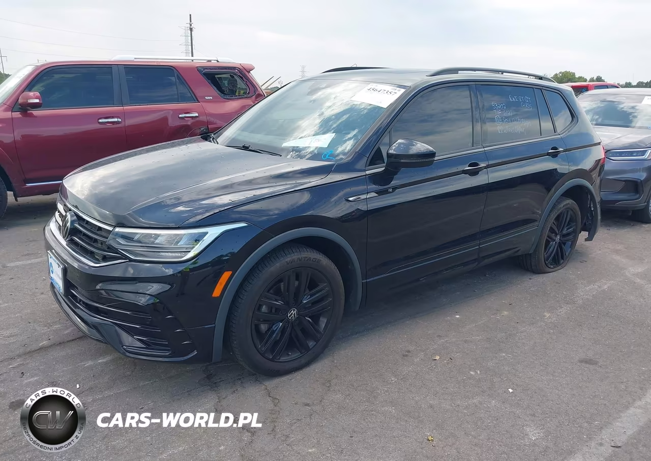 2022 Volkswagen Tiguan 2.0T Se R-Line Black VIN:3VV8B7AX7NM028949 - 2