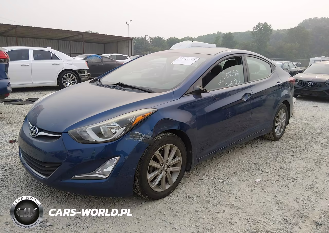 2016 Hyundai Elantra Se VIN:5NPDH4AE4GH660566 - 2