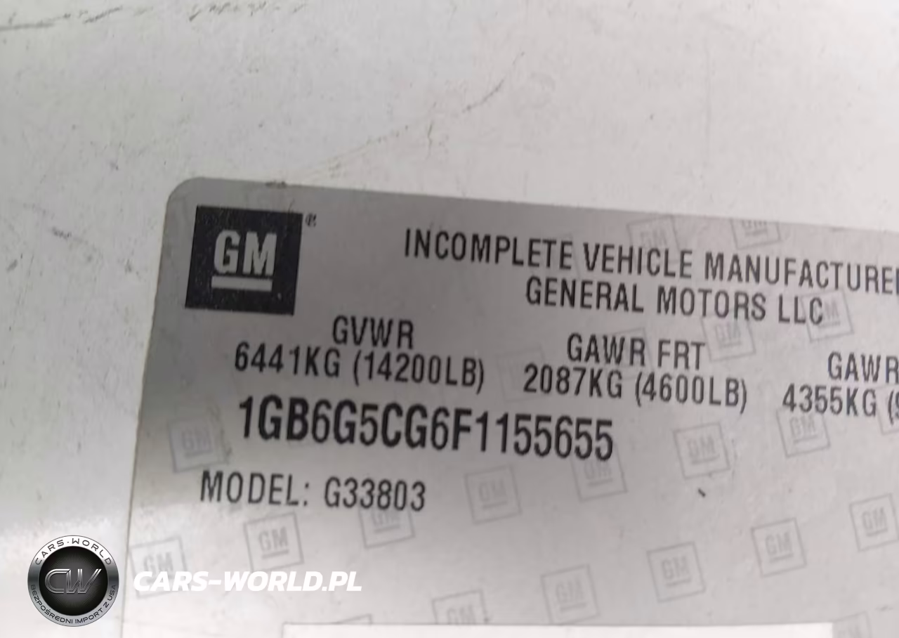 2015 Chevrolet Express Cutaway 4500 VIN:1GB6G5CG6F1155655 - 8