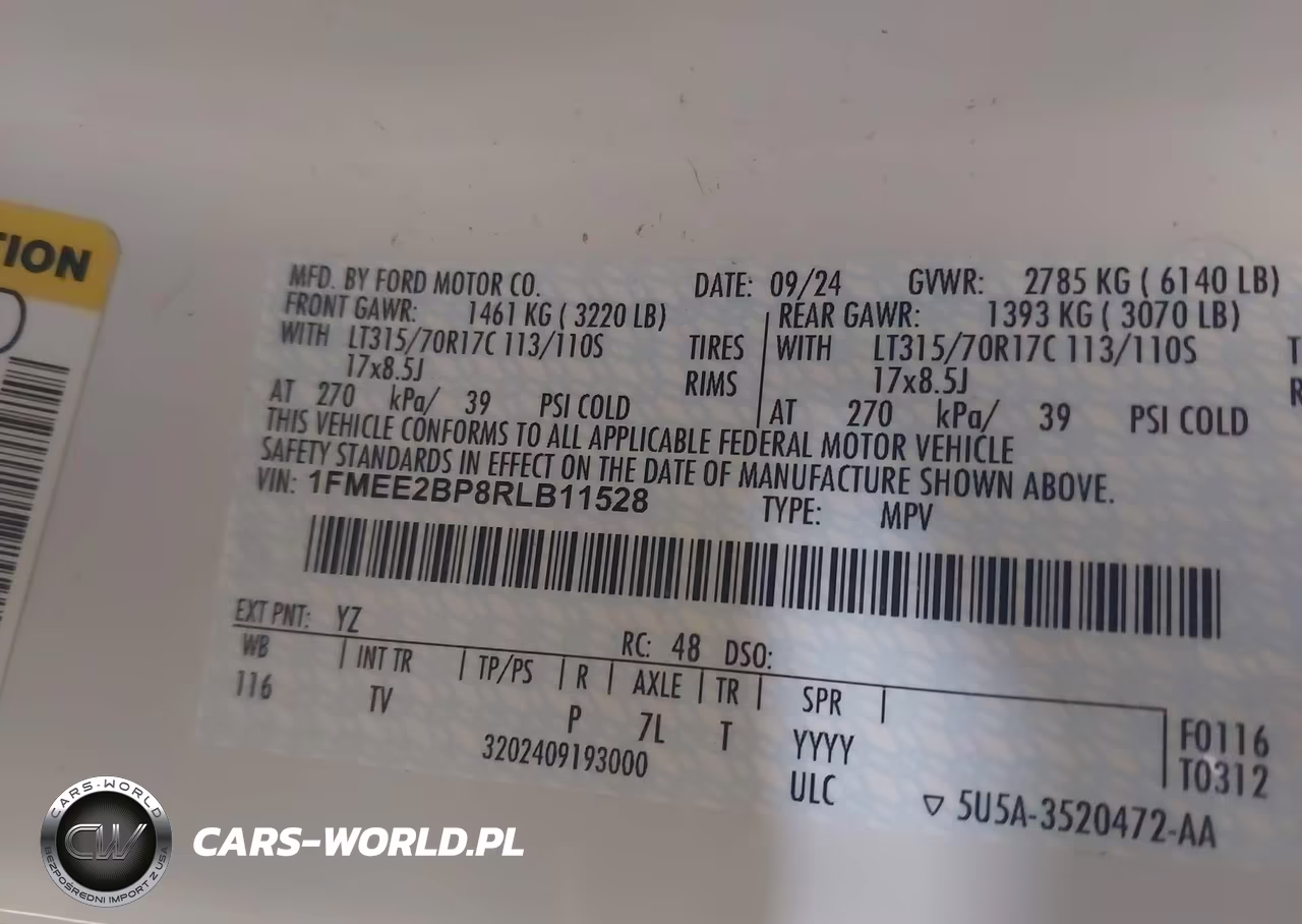 2024 Ford Bronco Wildtrak VIN:1FMEE2BP8RLB11528 - 9