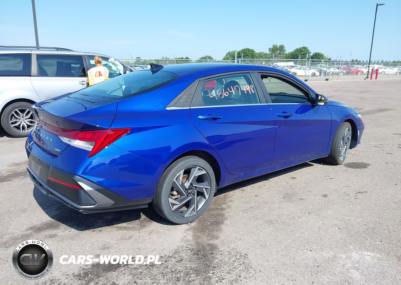 2025 Hyundai Elantra Hybrid Limited VIN:KMHLN4DJ1SU121958 - 4