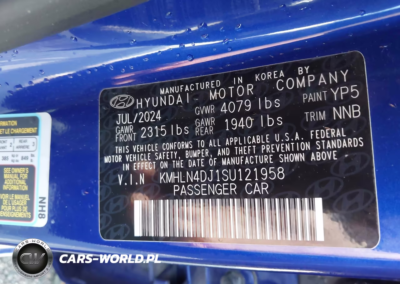 2025 Hyundai Elantra Hybrid Limited VIN:KMHLN4DJ1SU121958 - 9