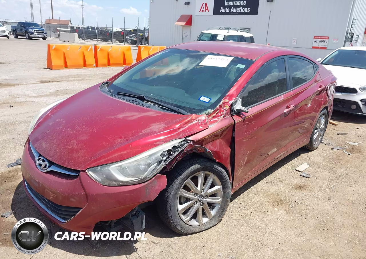 2014 Hyundai Elantra Se VIN:5NPDH4AE0EH519913 - 2
