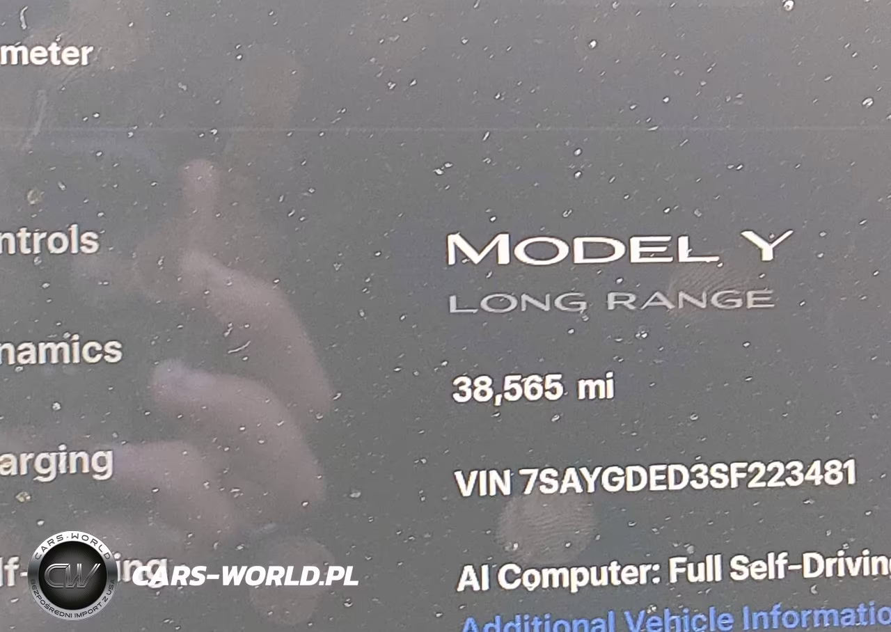 2025 Tesla Model Y Long Range Dual Motor Rear-Wheel Drive VIN:7SAYGDED3SF223481 - 15