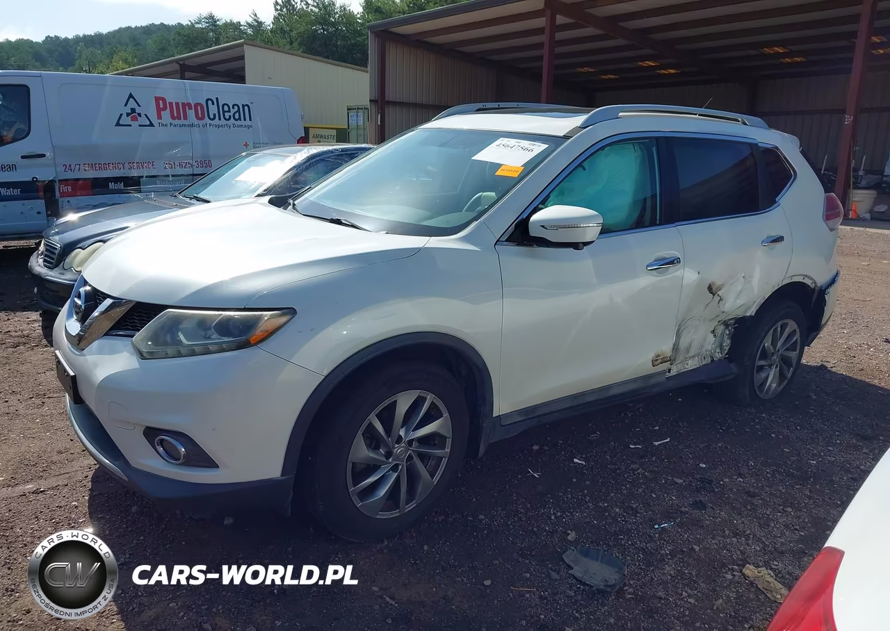 2015 Nissan Rogue Sl VIN:5N1AT2MV5FC809381 - 2